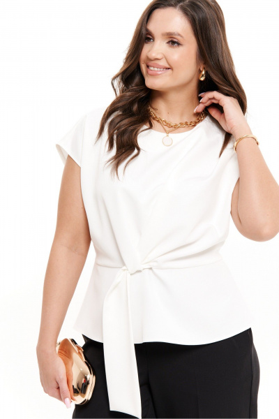 Блуза Панда 102040 молочный - фото 4