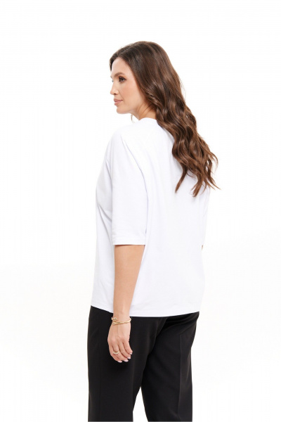 Джемпер Панда 101940 белый - фото 5