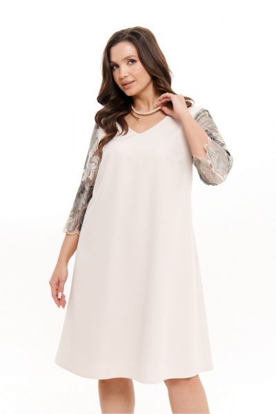 Платье Панда 18883 серый - фото 3