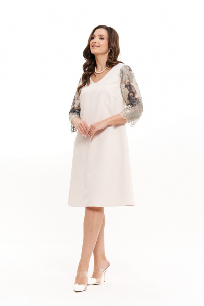 Платье Панда 18883 серый - фото 1