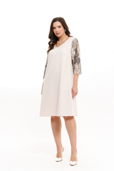 Платье Панда 18883 серый - фото 6