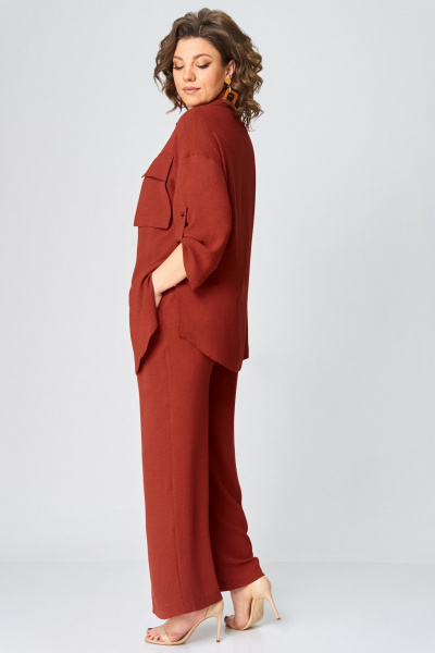 Блуза, брюки EMWE 105 терракотовый - фото 7