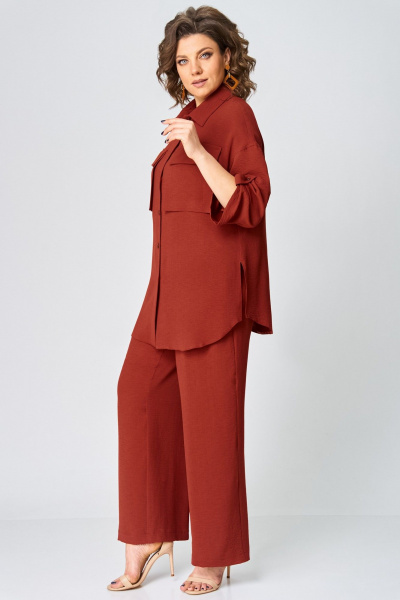 Блуза, брюки EMWE 105 терракотовый - фото 6