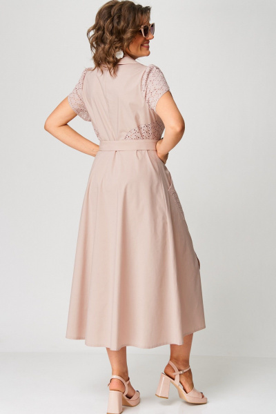 Платье EVA GRANT 7200В пудра - фото 6