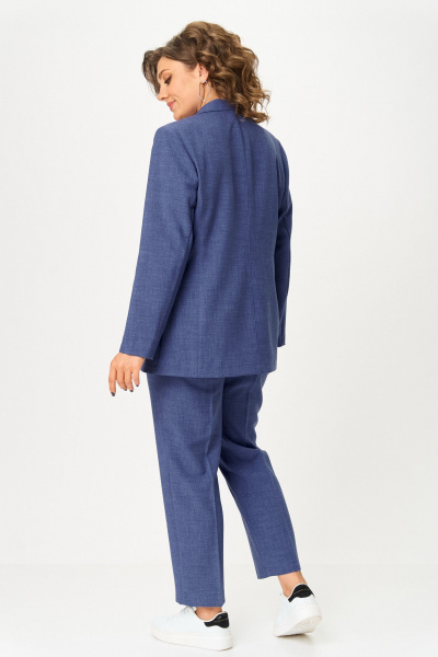 Брюки, жакет ANASTASIA MAK 1175-А синий - фото 13