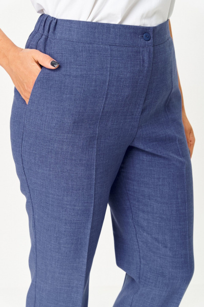 Брюки, жакет ANASTASIA MAK 1175-А синий - фото 9