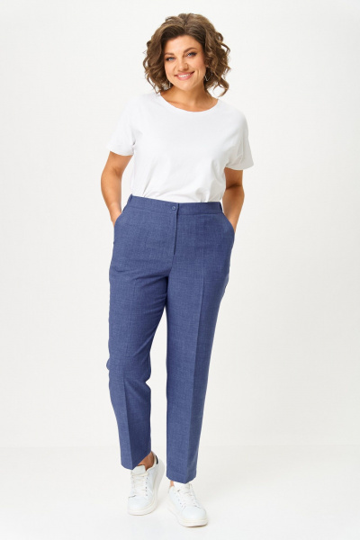 Брюки, жакет ANASTASIA MAK 1175-А синий - фото 7