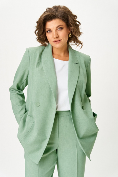 Брюки, жакет ANASTASIA MAK 1175-А мятный - фото 15