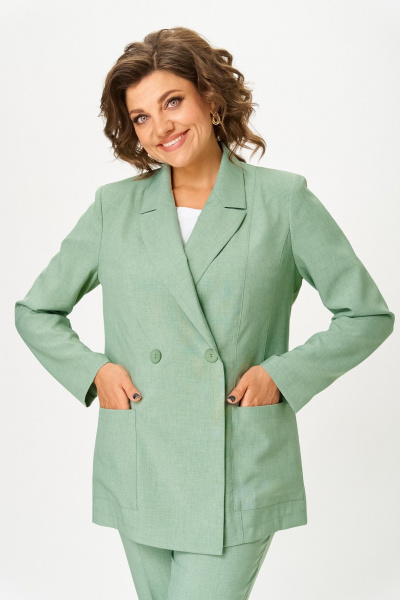 Брюки, жакет ANASTASIA MAK 1175-А мятный - фото 5