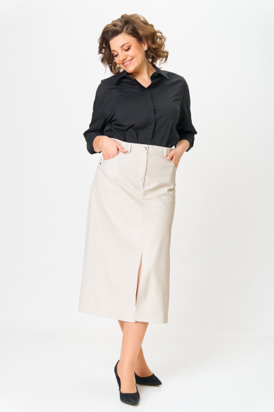 Юбка ANASTASIA MAK 1215 жемчужный - фото 3