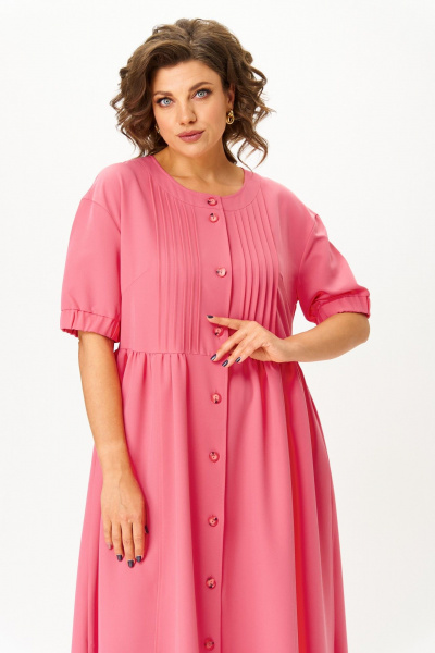 Платье ANASTASIA MAK 1219-1 коралл - фото 4