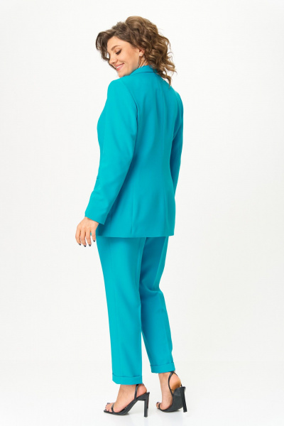 Брюки, жакет ANASTASIA MAK 1245 изумруд - фото 5