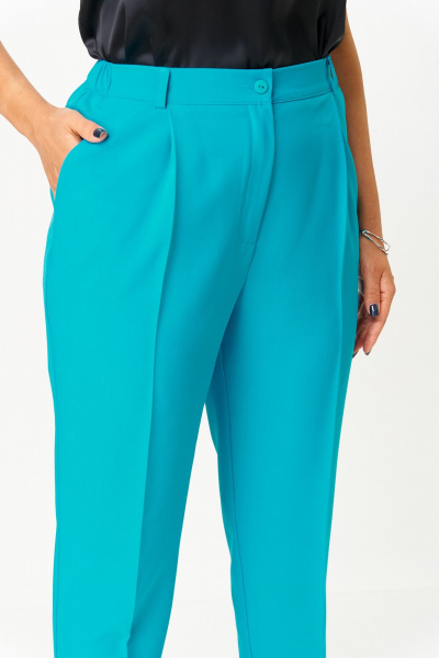 Брюки, жакет ANASTASIA MAK 1245 изумруд - фото 9