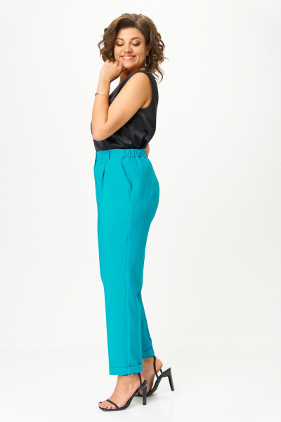 Брюки, жакет ANASTASIA MAK 1245 изумруд - фото 8