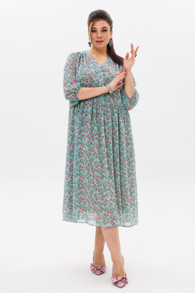 Платье Anelli 1460 весенний_сад - фото 8