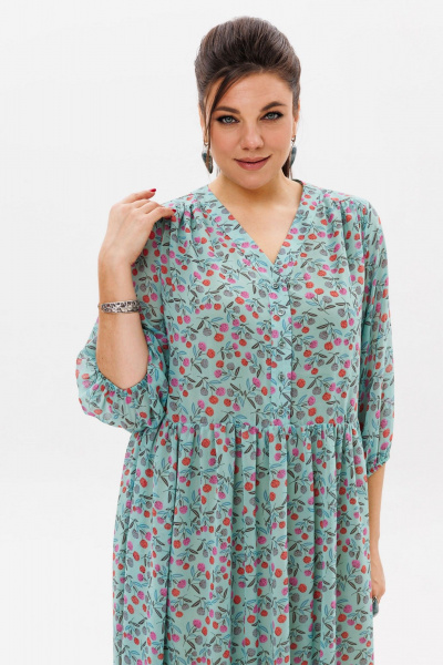 Платье Anelli 1460 весенний_сад - фото 2