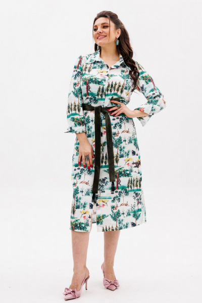 Платье Anelli 1341 лесное_царство - фото 8