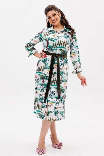 Платье Anelli 1341 лесное_царство - фото 1