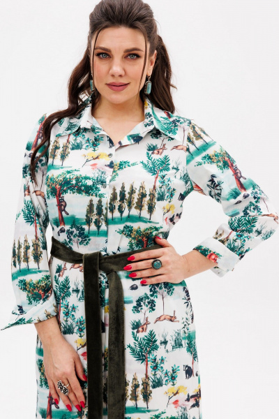 Платье Anelli 1341 лесное_царство - фото 2