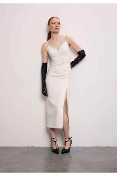 Платье DEVITA 1027-1 молочный - фото 1