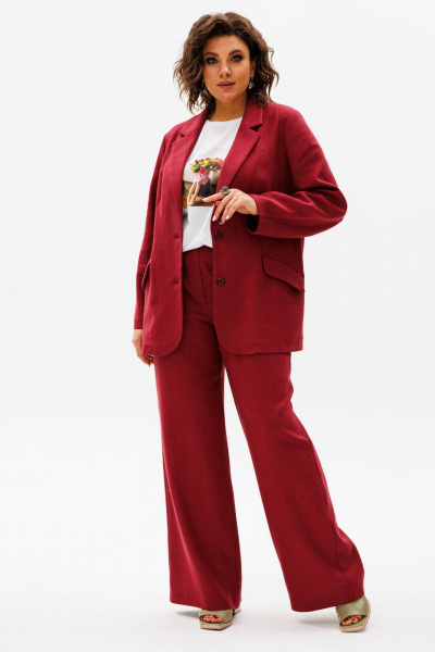 Жакет Anelli 1539 перец_чили - фото 7