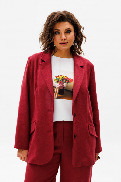 Жакет Anelli 1539 перец_чили - фото 1