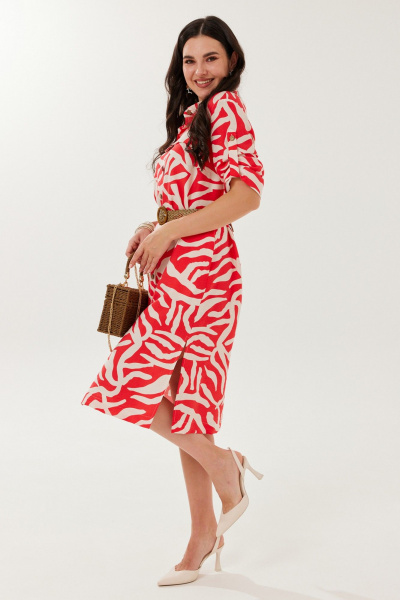 Платье Твой имидж 2139 красный - фото 5