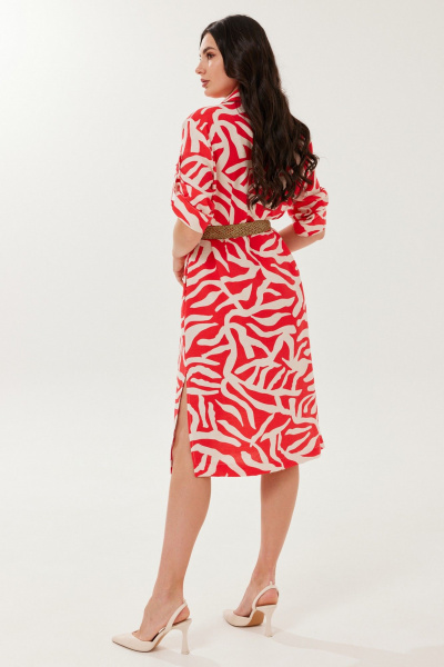 Платье Твой имидж 2139 красный - фото 2