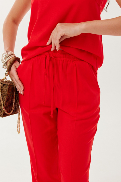 Блуза, брюки, топ Твой имидж 2145 красный - фото 6