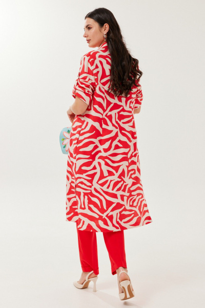 Блуза, брюки, топ Твой имидж 2145 красный - фото 4