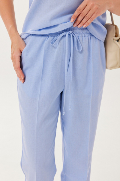 Блуза, брюки, топ Твой имидж 2146 голубой - фото 6