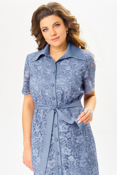 Платье Fita 5031 сине-голубой - фото 5