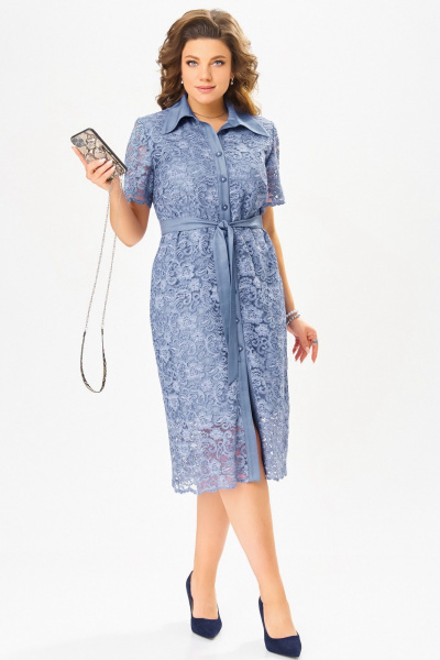 Платье Fita 5031 сине-голубой - фото 3