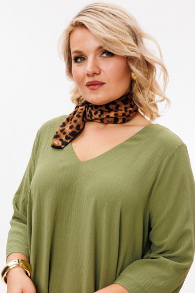 Платье Anastasia 1005.2 олива - фото 12