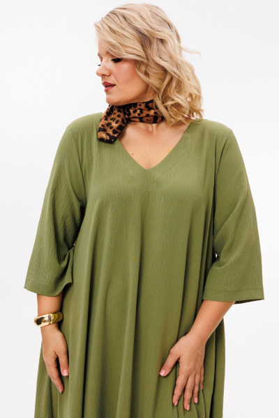 Платье Anastasia 1005.2 олива - фото 11