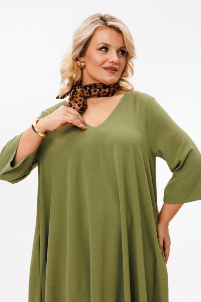 Платье Anastasia 1005.2 олива - фото 10