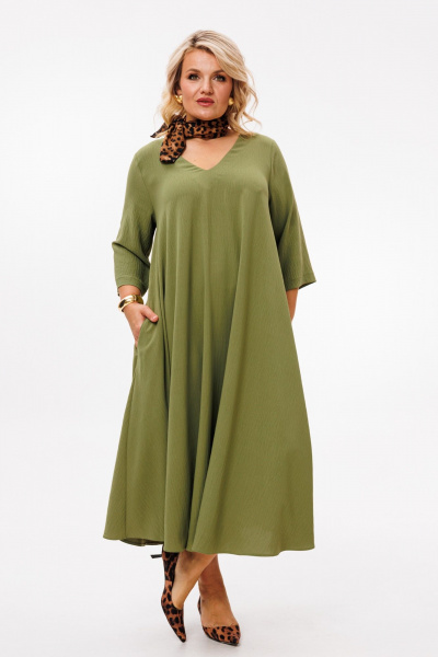 Платье Anastasia 1005.2 олива - фото 1