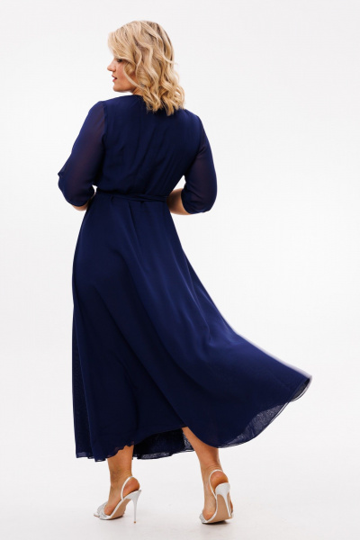 Платье Anastasia 1113 темно-синий - фото 12