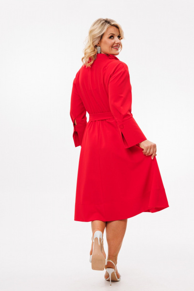 Платье Anastasia 1208 красный - фото 15