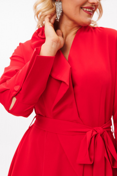 Платье Anastasia 1208 красный - фото 11