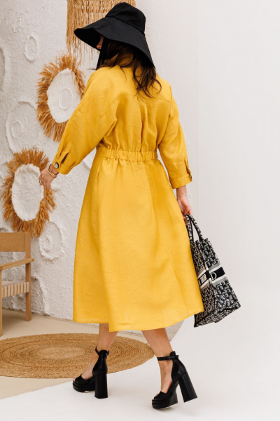 Платье Anastasia 1229 горчица - фото 13