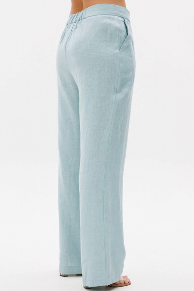 Блуза, брюки Ma Сherie 3131 белый+
мятный - фото 7