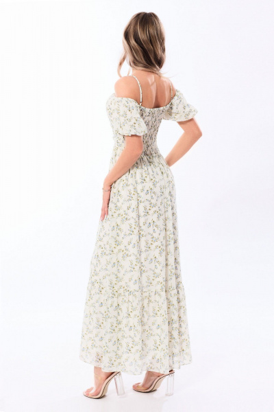 Платье Golden Valley 44152 молочно-голубой - фото 2