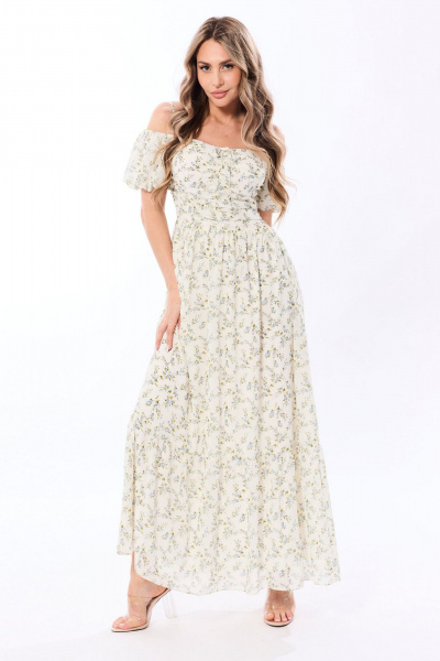 Платье Golden Valley 44152 молочно-голубой - фото 1