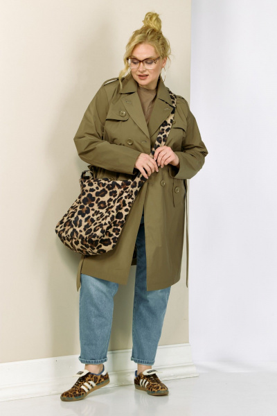 Плащ Shetti 2187 кэмел - фото 6