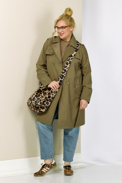 Плащ Shetti 2187 кэмел - фото 4