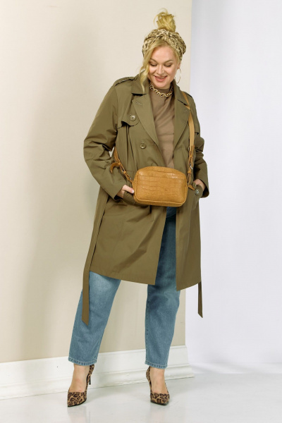 Плащ Shetti 2187 кэмел - фото 2