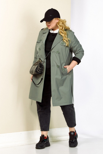 Плащ Shetti 2187 лесной - фото 7