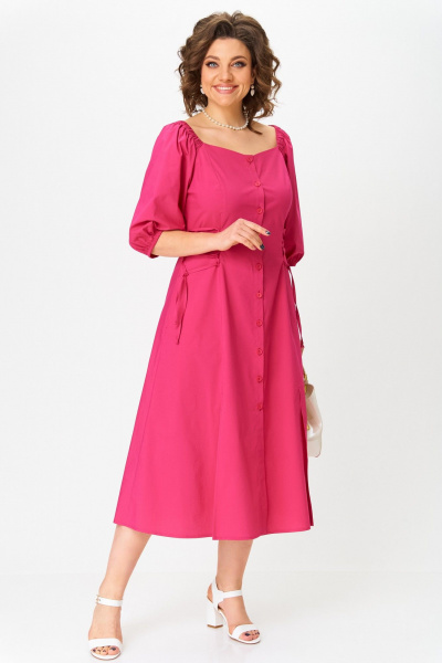 Платье Aira Style 24424 малина - фото 4