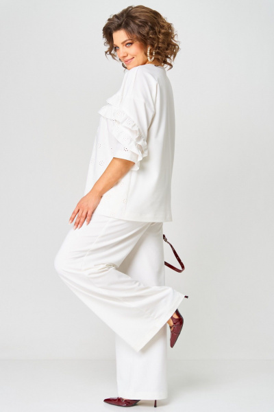 Блуза, брюки Aira Style 24225 молочный - фото 8